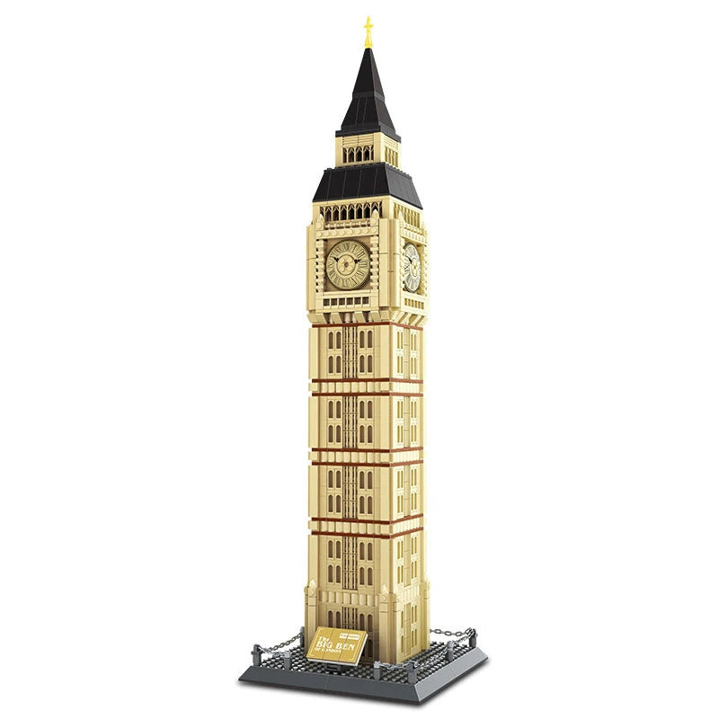 1666 pièces Briques Modèle Londres Big Ben Blocs de Construction Architecture Mondiale Construction Créative Cadeau Jouets Pour Enfants Adultes 5216