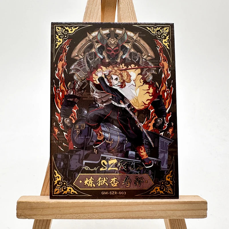 Anime Demon Slayer SZR Series Collectible Card Kochou Shinobu Kanroji Mitsuri Rengoku Kyoujurou Birthday Gifts Children's Toys