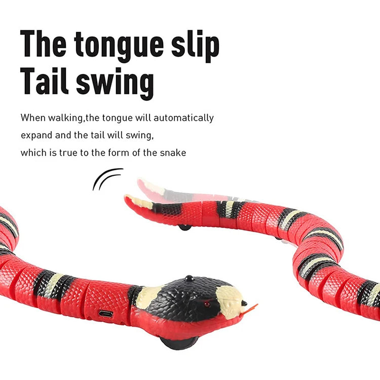 2023 Eletronic Smart Sensing Snake Automatic Cat Toys For Cats Dogs Pet Kitten Toys Pet Accessories