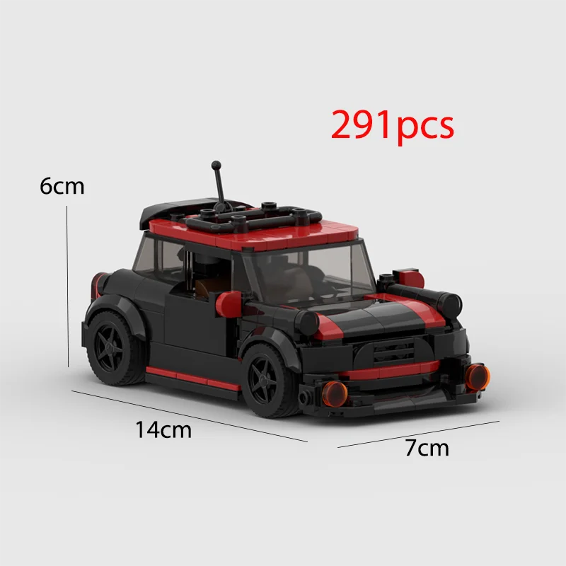 2022 Hot MOC Speed City Car Champion Racer Classic Supercar Building Blocks Brick Racing Super Technique Creative Garage DIY Set