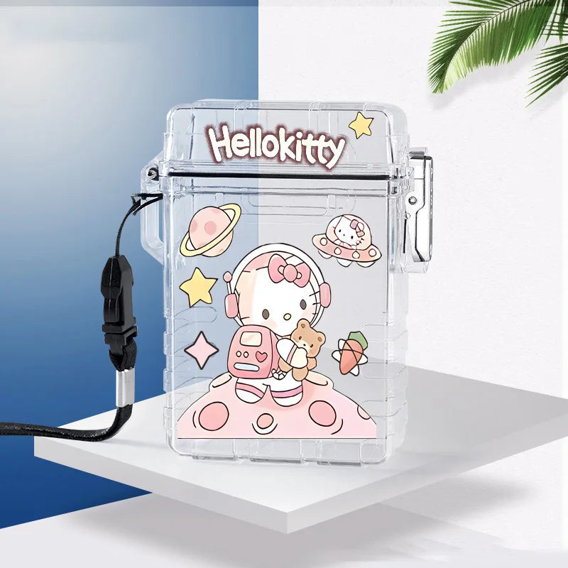 Sanrioed Kuromi Lighter Kawaii Cartoon Anime Cinnamoroll My Melody Creative Personalized Cool Pattern Y2K Boyfriend Friend Gift