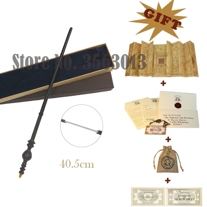 27 Kinds Wands with Map Letter 2 Tickets Necklace Cloth Bag and orginal Box