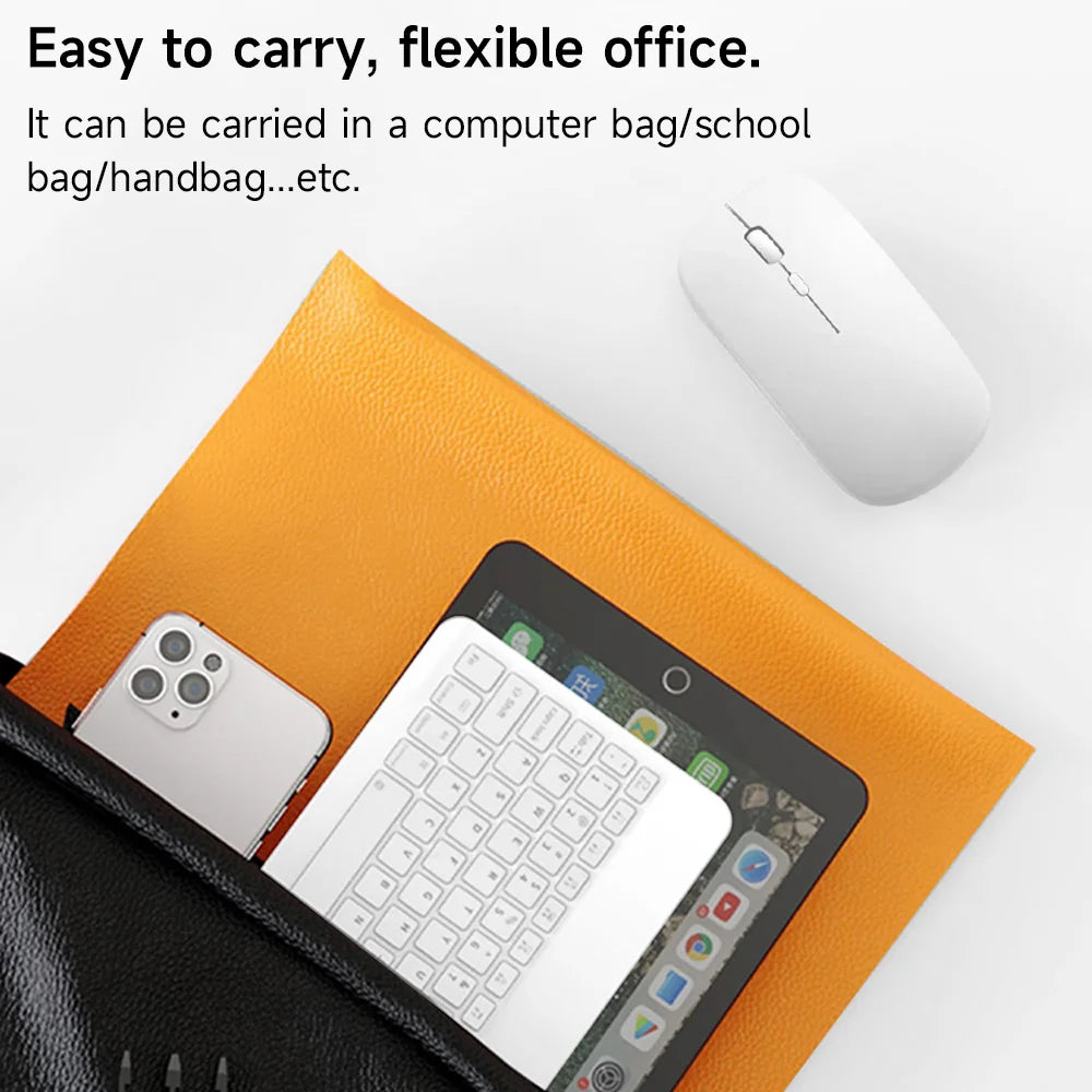 Teclado inalámbrico para iOS, Android, Windows, iPad, teclado Air Mini Pro, teclado Bluetooth, ratón para Apple, Xiaomi, Huawei, tableta