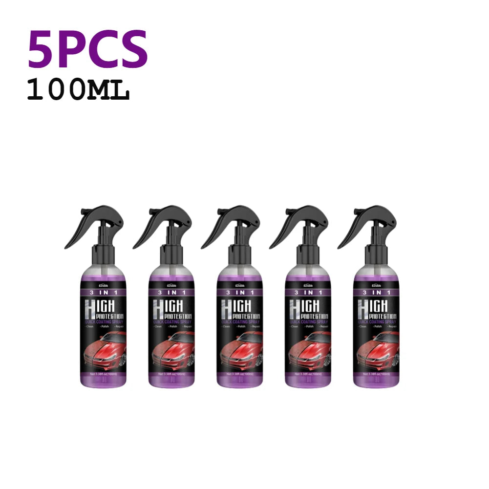 3 In 1 Car Ceramic Nano Coating Liquid Nano Crystal Hydrophobic Layer Polishing Paint Agent Car Polish Nanos Coatings 30/100ML