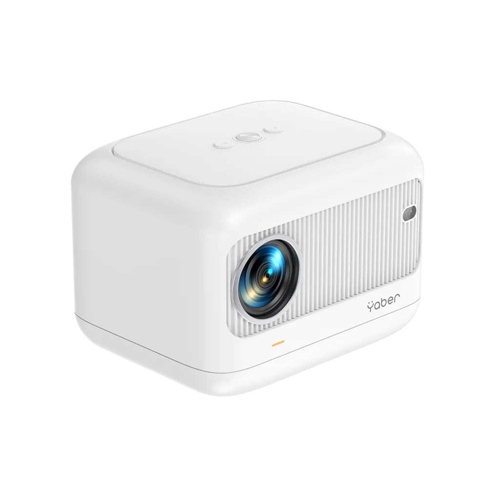 【Enfoque eléctrico】 Miniproyector Android, YABER L1 Proyector de video de 20000 lúmenes 5G WiFi Bluetooth, compatible con proyector portátil P
