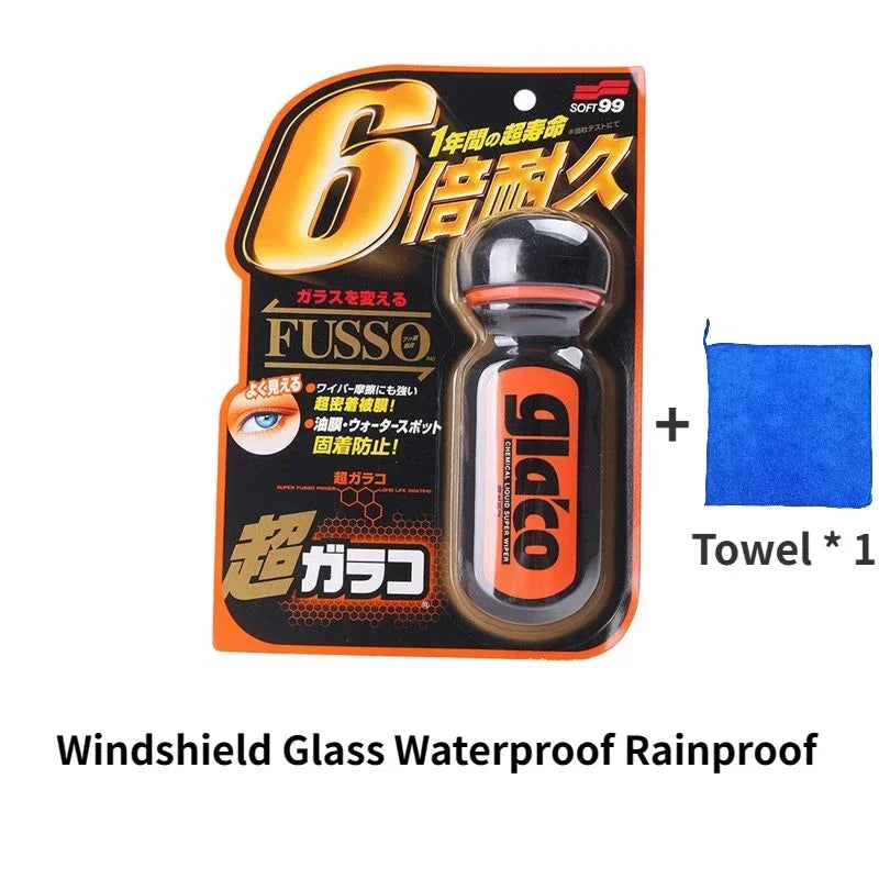 Eliminador de película de aceite para parabrisas de coche Soft99 de 100 ml, repelente de lluvia, revestimiento antilluvia para vidrios de Japón, tratamiento antilluvia
