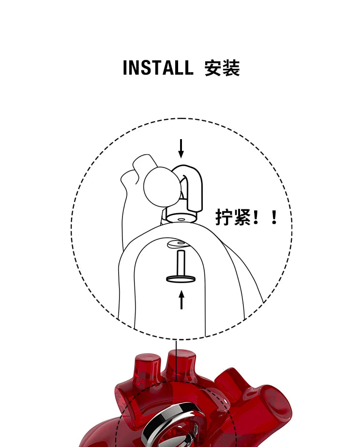 Airpods Earphone Case Original Design Transparent Red Heart Earphone Protective Cover Liquid Silicone Arpods 3 Protective Cover