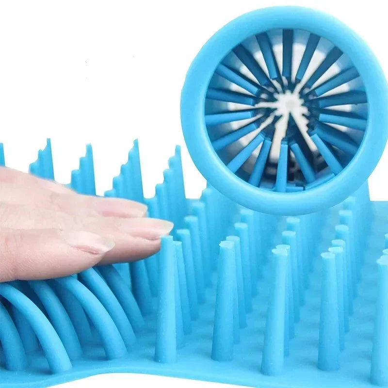 1pc Dog Foot Wash Artifact Cat Puppy Foot Cup Wash Paw Cleaning Free Scrub Automatic Foot Wash Pet Cup