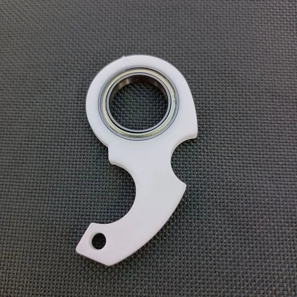 Alivia el aburrimiento Llavero Fidget Spinner Anti-Ansiedad Noctilucente Llavero Giratorio con Punta de Dedo Ligero Moderno Portátil