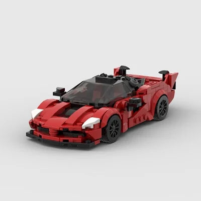 2022 Hot MOC City Car Speed Champion Supercar Sports Racing Car Moc Diy Building Blocks Set Educational Toys For Childern Boy