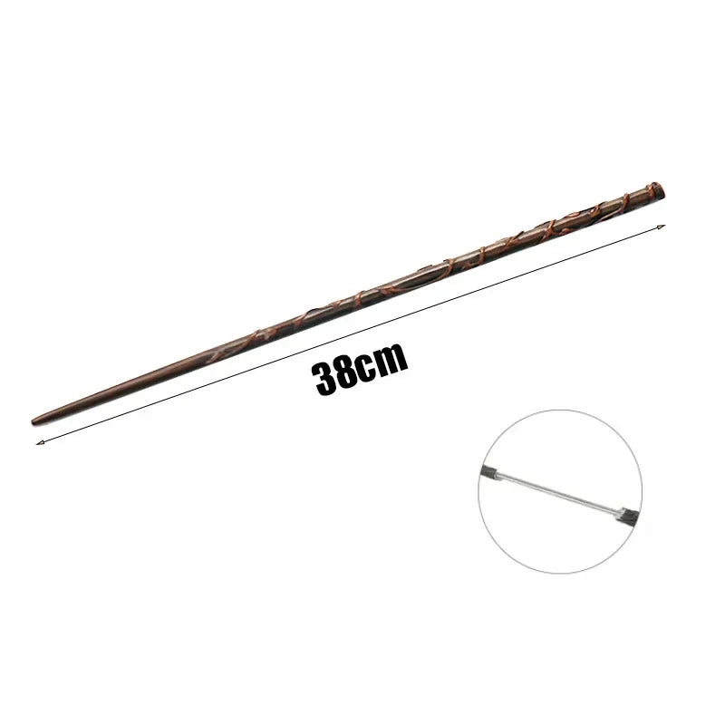34-42cm Funny Magic Wands Resin Magic Wizard Wand Movie Dumbledore Snape Cosplay Props For Boys Girls Gift