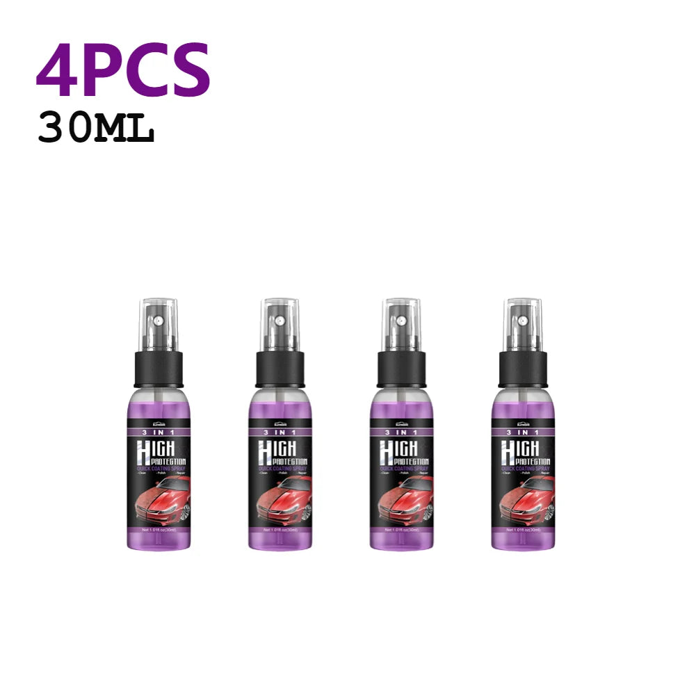 3 In 1 Car Ceramic Nano Coating Liquid Nano Crystal Hydrophobic Layer Polishing Paint Agent Car Polish Nanos Coatings 30/100ML
