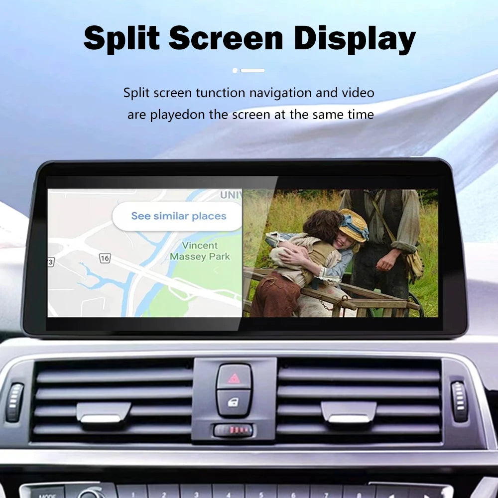 1920*720P Carplay 12,3 pouces Android 14 pour BMW Série 5 F10 F11 2010-2016 CIC NBT Système Auto Radio GPS Navigation Multimédia