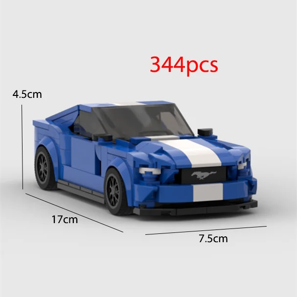 2022 Hot MOC Speed City Car Champion Racer Classic Supercar Building Blocks Brick Racing Super Technique Creative Garage DIY Set
