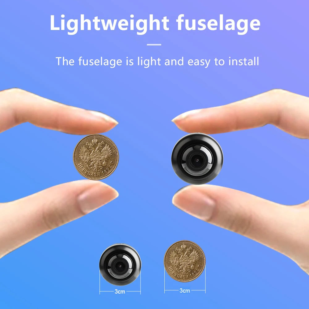 Mini caméra HD 1080P sans fil WiFi Baby Monitor Sécurité intérieure Surveillance Vision nocturne Caméscope Enregistreur audio vidéo