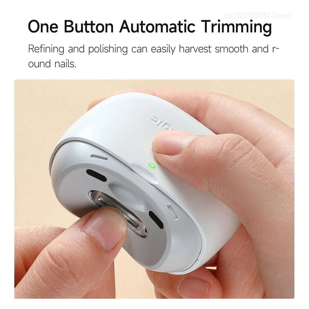 Cortauñas automático eléctrico Youpin Pro con recortador de luz, cortador de uñas, manicura para el cuidado de bebés y adultos, tijeras, herramientas