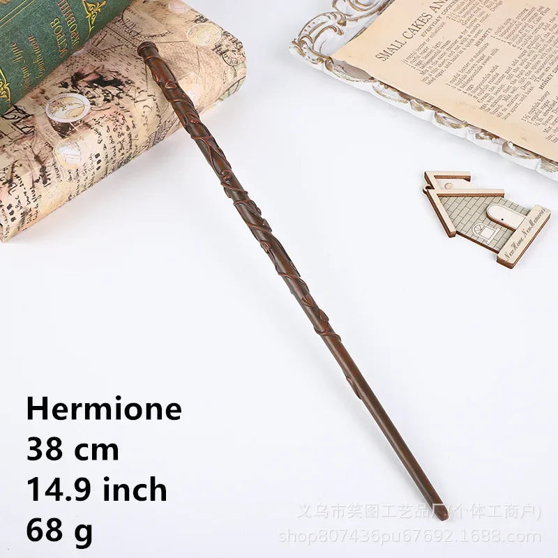 36 Styles Harry Magic Wand Resin Material Built in Steel Core Dumbledore Staff Cosplay Voldemort Props Christmas Gift Kid