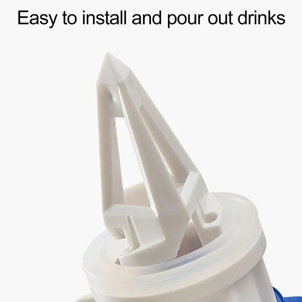 2pcs Milk Bottles Pourer Spout Pourer Milk Bottles Brick Drink Splitter Keep Drink Cool Fresh Kitchen Gadget Beverage Caps
