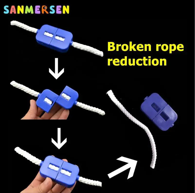 1/5/10 piezas de truco de magia de primer plano para restaurar una cuerda rota, rompecabezas para niños, juguete novedoso de utilería, regalo, fácil de operar, broma para toda la persona