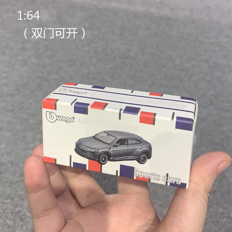 1/64 Simulated Parking Lot Model Classic Static Car Bburago Alloy Diecasting Vehicles Miniature Scene Assembly Display Frame Toy