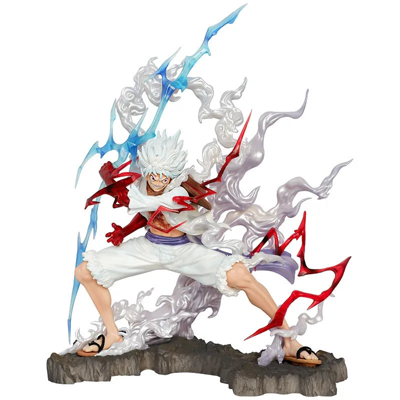 26cm One Piece Nika Luffy Anime Figures Gear Fifth 5 Action Figurine Pvc Statue Model Doll Collection Decoration Desk Toys