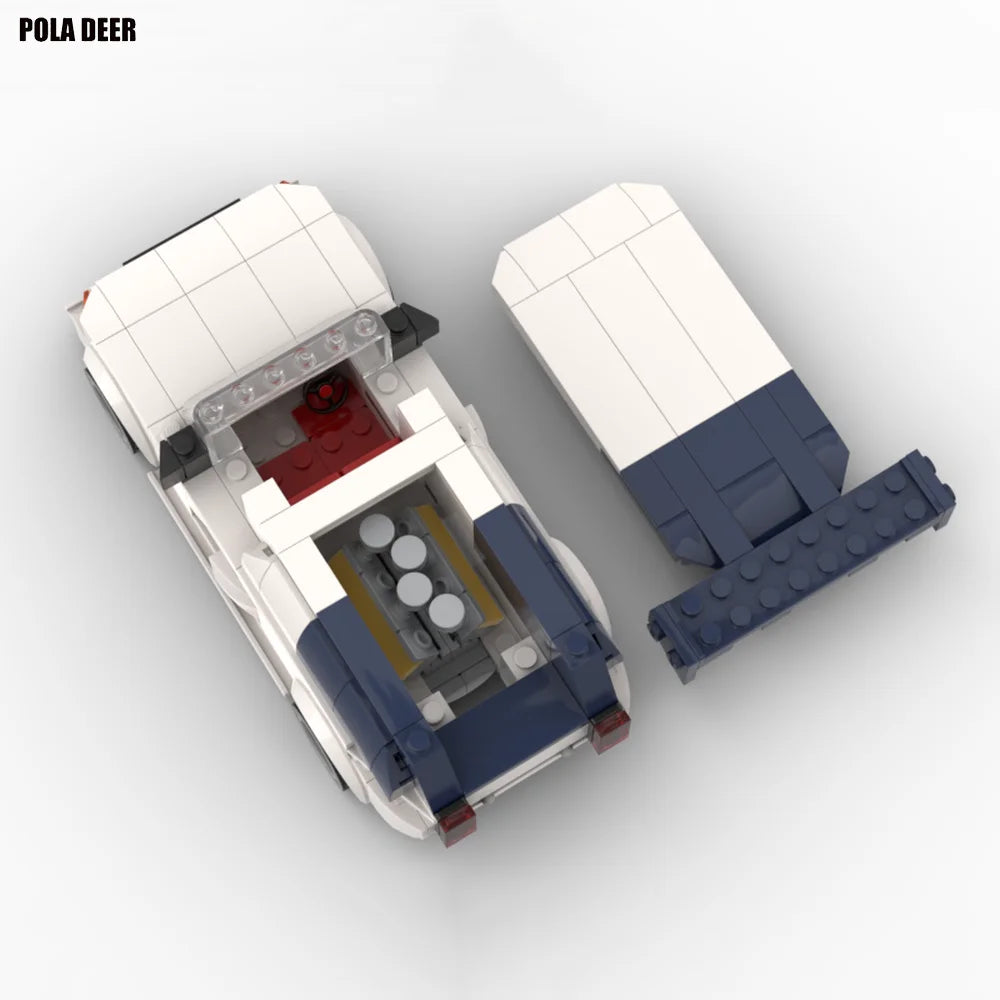 Poladeer 270 piezas 1984 Transport Super Truck Diseño creativo Ensamblaje Bloques de construcción personalizados Rompecabezas Modelo Niño Juguete Regalo de vacaciones