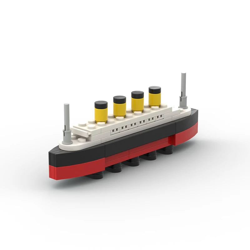 Titanic Break In Half RMS Cruise Sank Building Blocks Moc Ship Boat 3D Plastic Model DIY Steamboat Gifts Kids Toys City Movie