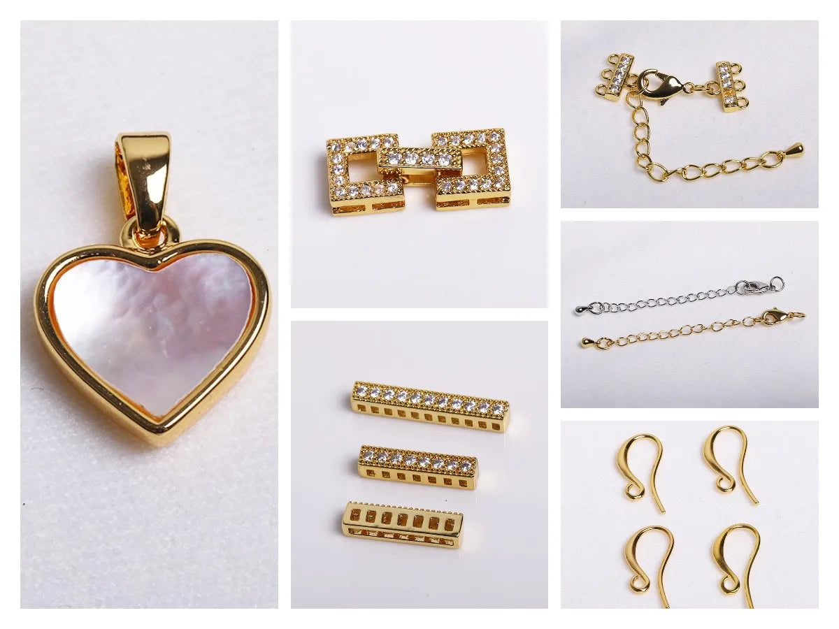 Cuentas espaciadoras irregulares chapadas en oro de 18 quilates, 13 x 4,5 mm, cuentas separadoras redondas de metal de latón para accesorios de joyería y abalorios