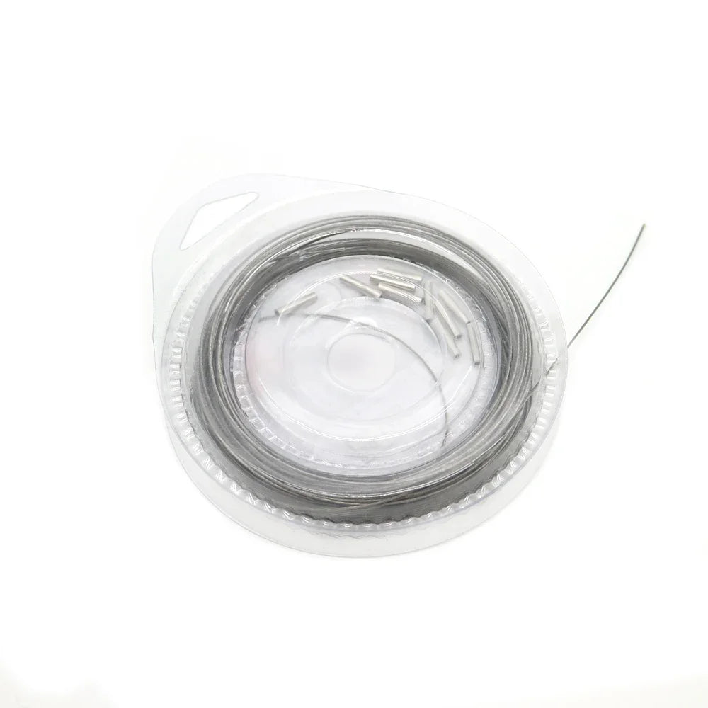 Cable de acero tejido de 7 hebras recubierto de nailon anticorrosión de 10 m, de 5 lb a 200 lb, para aparejos, señuelos de pesca, línea líder