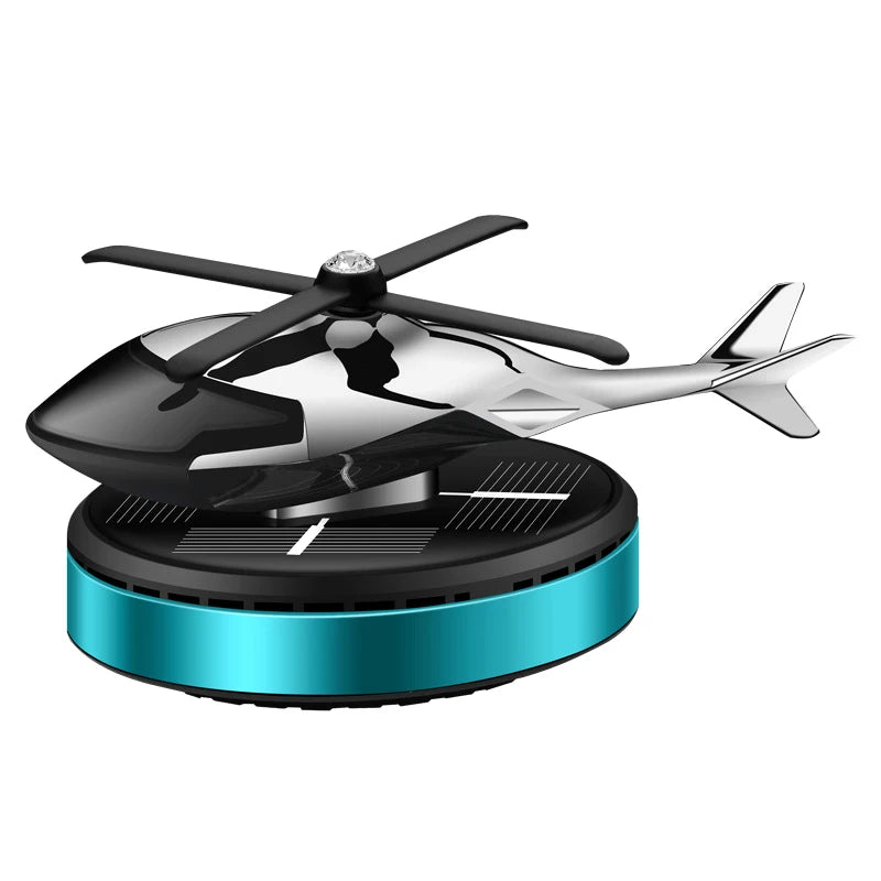 Solar Car Air Freshener Helicopter Propeller Fragrance Diffuser Flavoring Original Perfume Ornament Interior Decor Accessories