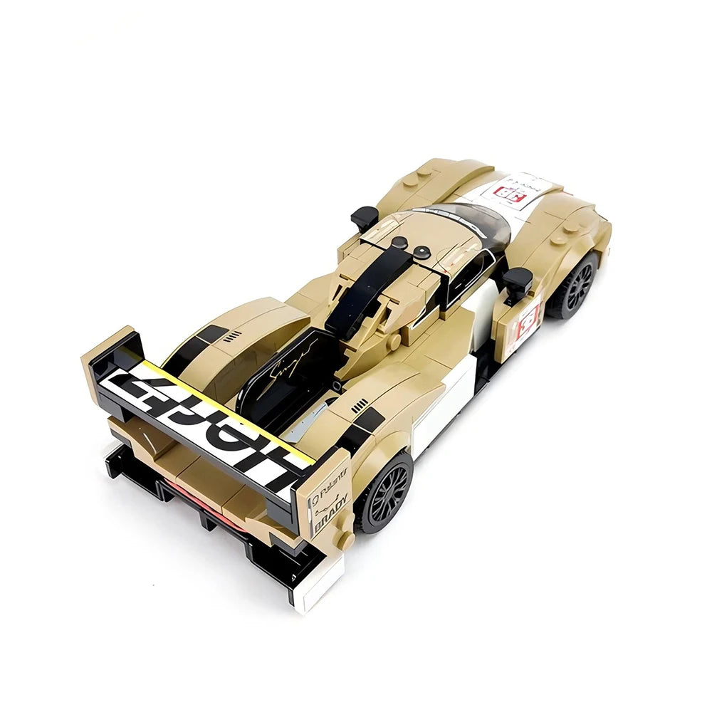 302PCS MOC Speed Champion Le Mans 24 Hours Endurance Race 2023 WEC Series 963 Racing Car Model Building Blocks Children's Toys