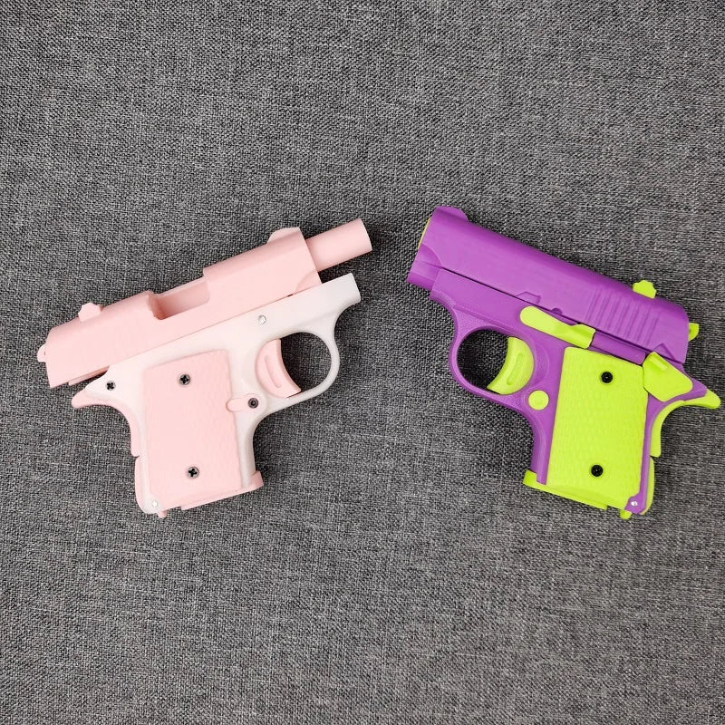 3D Gravity Knife Baby 1911 Edc Toy Gun Model Cannot Shoot 3D Printing Fidget Toy For Kids Adults Boys Birthday Gifts