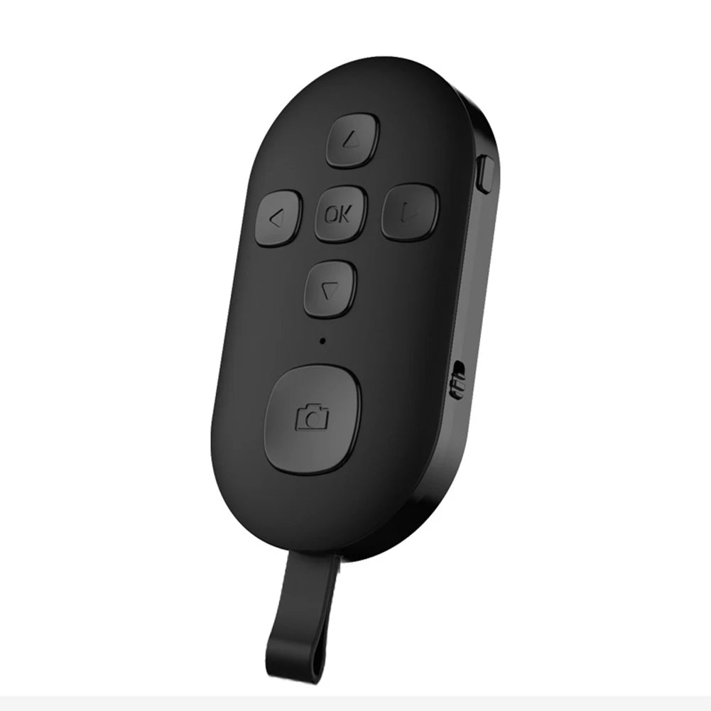 Rechargeable Bluetooth Remote Controller 7 Buttons For iPhone Android Mobile Phone Selfie Photo Shutter For Tiktok Page Turning