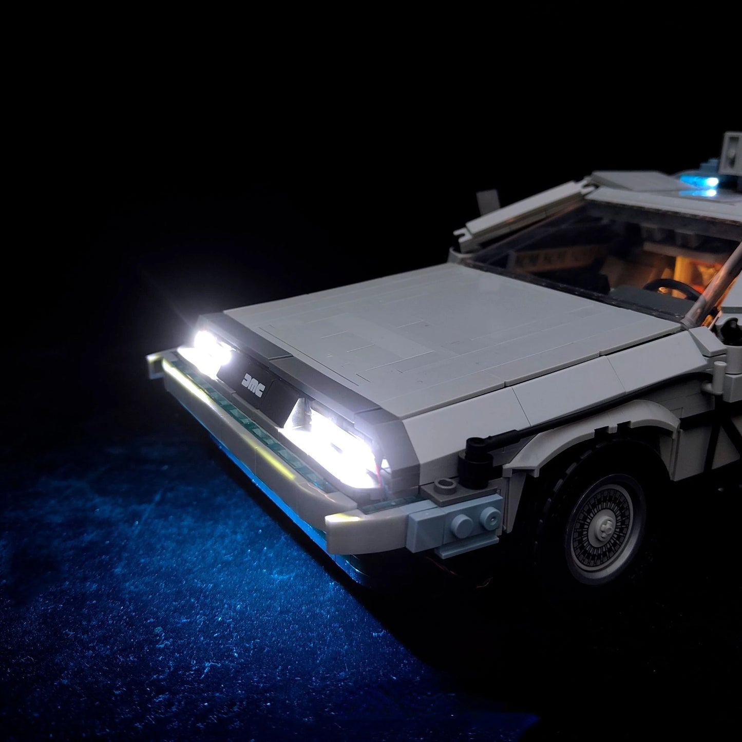 Not Included Building Blocks LED Light Kit For Back to the Future Time Machine 10300 DIY Toys Gift Only Lighting Set