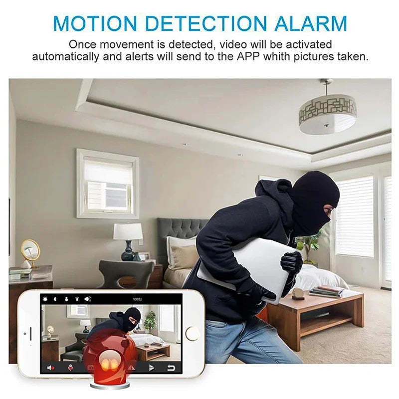 Mini cámara Xiaomi Full HD 4K WiFi 5G Visión nocturna Monitoreo de seguridad remoto Protección del hogar Grabadora de video a prueba de agua