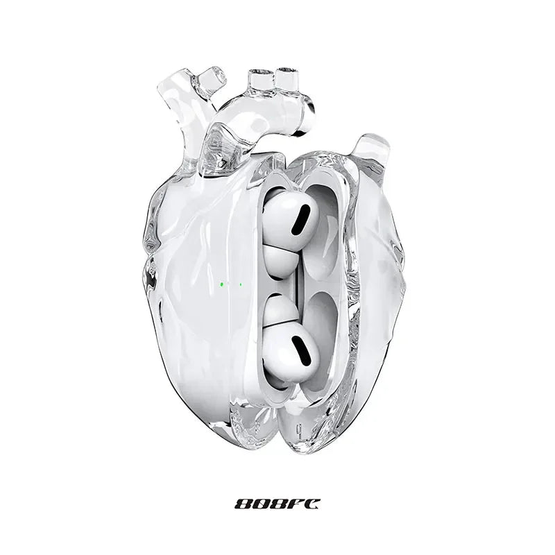 Airpods Pro Case Cover Original Custom Pink Heart Silica Protective Case for AirPods3 Personalized Earphone Accessories Y2k Gift