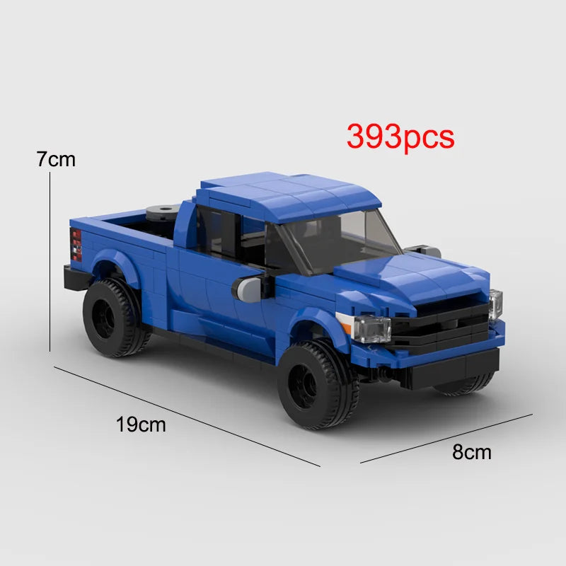 Toy MOC SUV Speed Champion City Car Racer Classic off-road Building Blocks Brick Racing Super Technique Creative Garage DIY Set