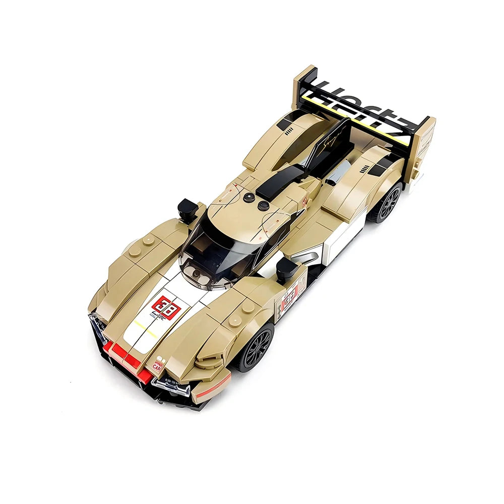 302PCS MOC Speed Champion Le Mans 24 Hours Endurance Race 2023 WEC Series 963 Racing Car Model Building Blocks Children's Toys