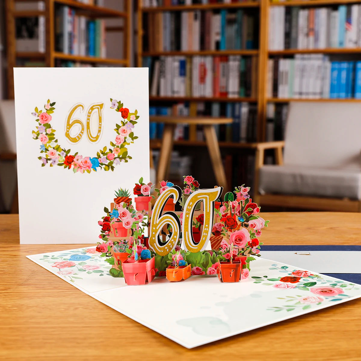 Carte d'anniversaire pop-up 1er 10 28 21 30 Numéro Figure Cartes de vœux 3D pour mariage d'anniversaire