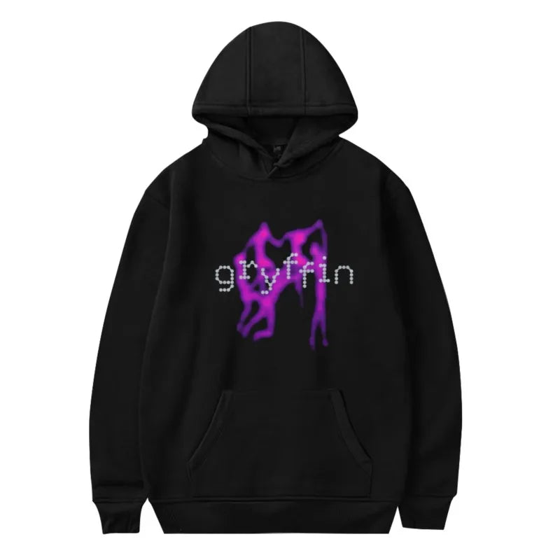 2024 Gryffin Dance Print Cozy Hooded Streetwear Sweater Unisex Stylish Pullover Multiple Colours & Sizes Winter Apparel Fash