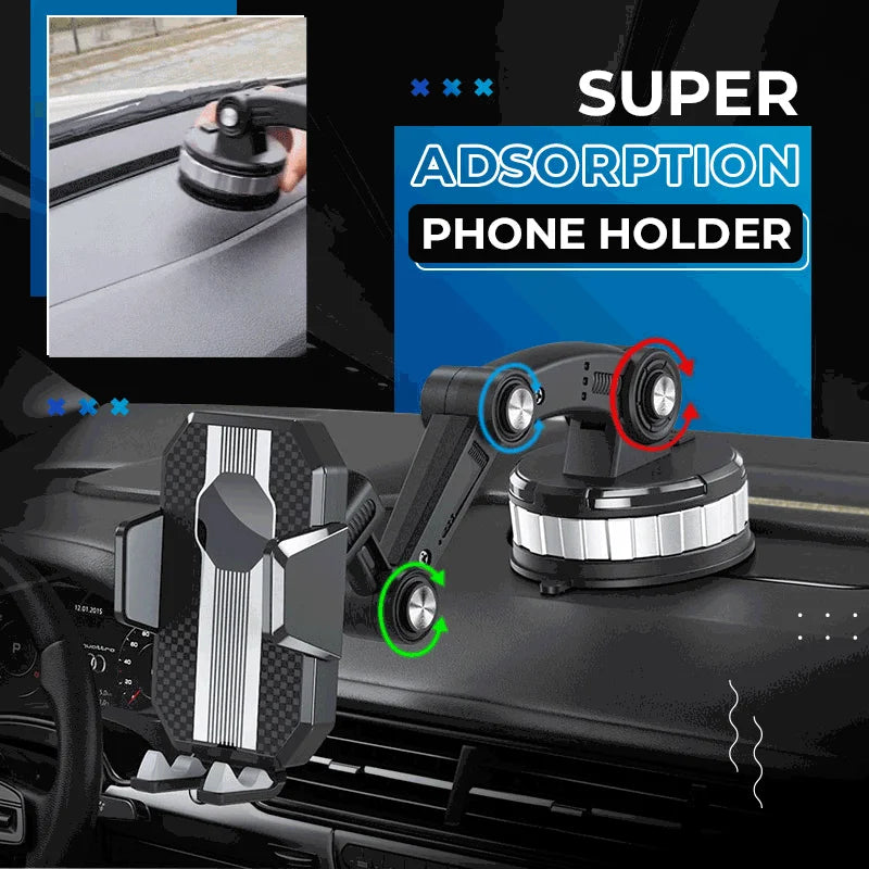 Super Adsorption Phone Holder universal Sucker Car Phone Holder Auto Windshield centre console suction cup car holder 360° Rotat