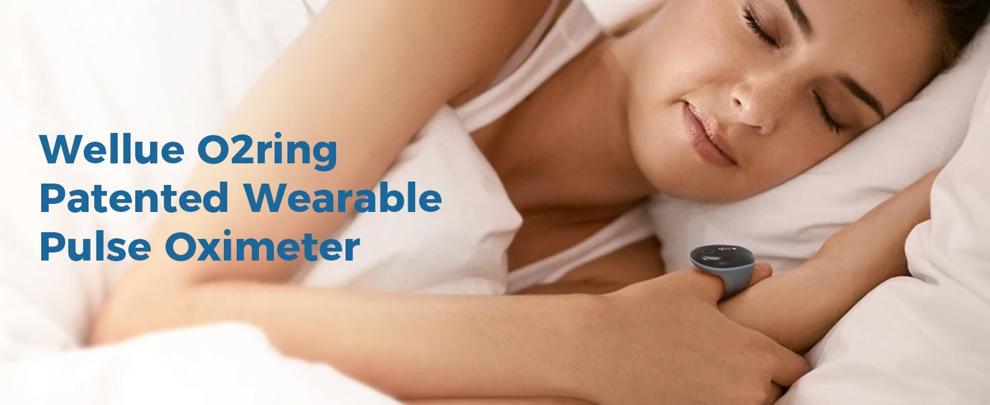 Pulse Oximter, Bluetooth SPO2 Blood Oxygen Saturation Monitor - Wearable O2 Ring Sensor with Vibration Reminder, F