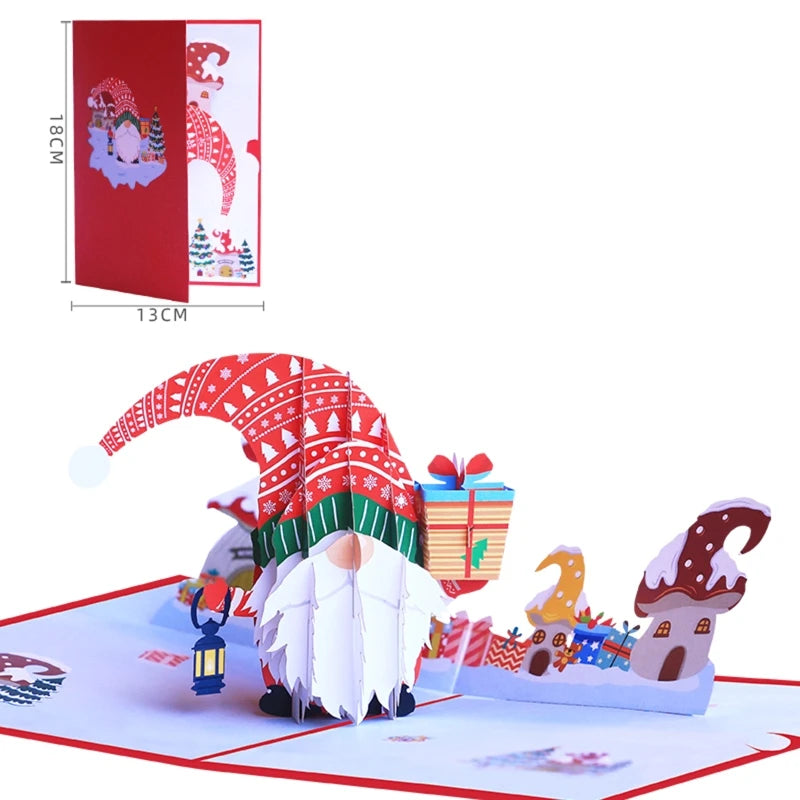 38 Styles 3D Pop Up Greeting Card Love In Hands Birthday Wedding Halloween Christmas Valentines' Day New Year Xmas Kids Gift