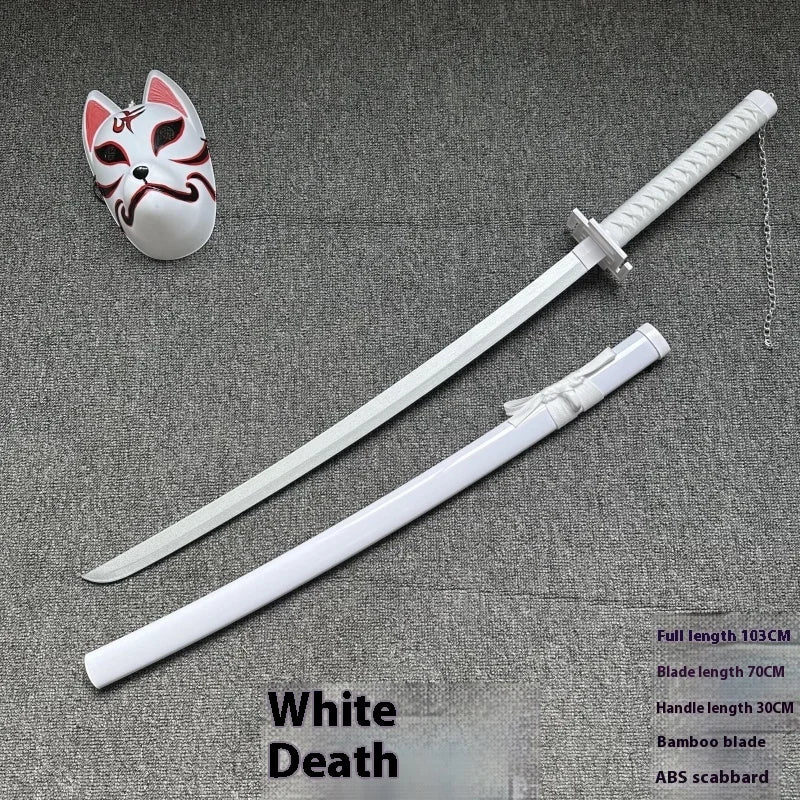 Tai Sword Katana Oriental Draw Sword with Sheath Tang Hengdao Wooden Sword Ancient Style Children's Toy Bamboo Wooden