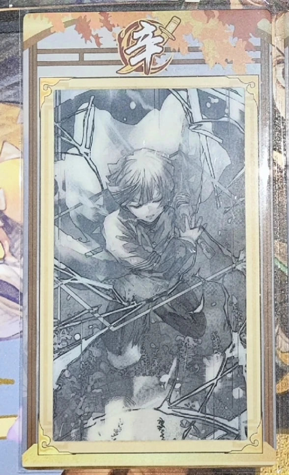 Anime Demon Slayer Quicksand Cards Kanroji Mitsuri Kochou Shinobu Iguro Obanai Uzui Tengen Collection Cards Birthday Gifts Toys