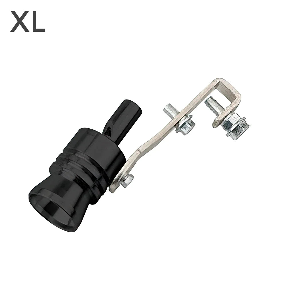 1 pieza de silbato de turbina modificado para automóvil, silbato de tubo de escape, silbato de imitación para motocicleta, silbato amplificador de sonido de escape de turbina