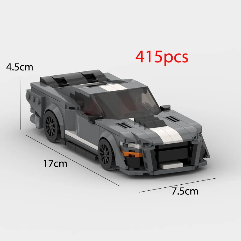 2022 Hot MOC Speed City Car Champion Racer Classic Supercar Building Blocks Brick Racing Super Technique Creative Garage DIY Set