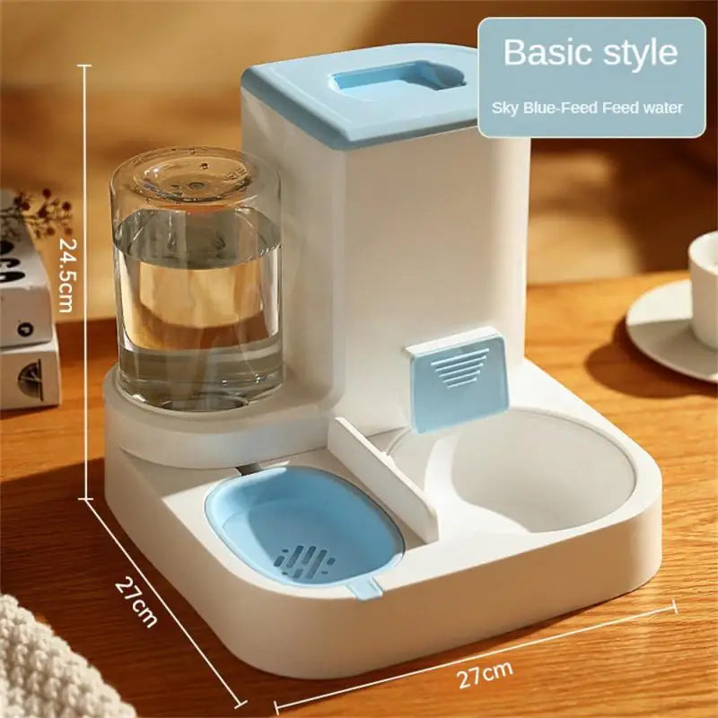 Automatic Cat Dog Feeder Drinking Fountain Water Dispenser Auto Food Bowl Pet Supplies For Dogs Cats Drop Shipping