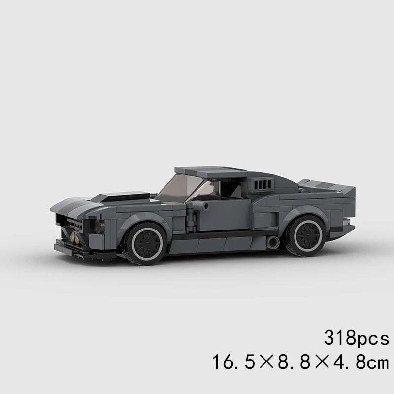 Racing Car City Speed Champions Sports Model Building Blocks DIY Bricks MOC Toy Classic Rally Super Racers Vehicle f1 technique
