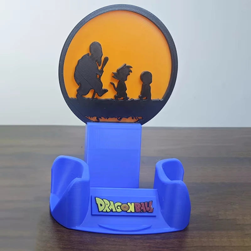 Anime Dragon Ball Z Figure Goku Ps5 Game Controller Stand Creative Headphones Bracket Desktop Ornaments Toy Gifts Handle Bracket